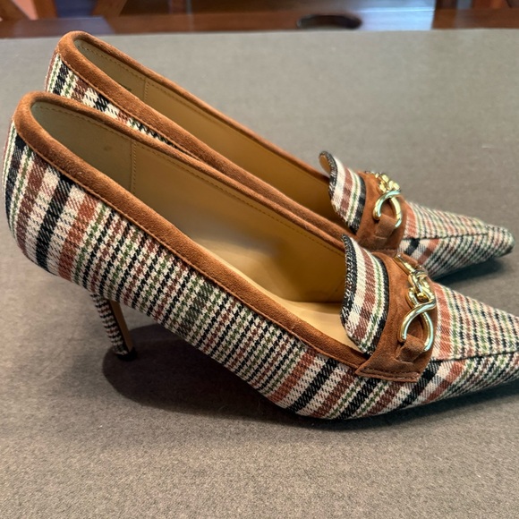 Chain Houndstooth Pointy Toe Pump - Picture 3 of 6